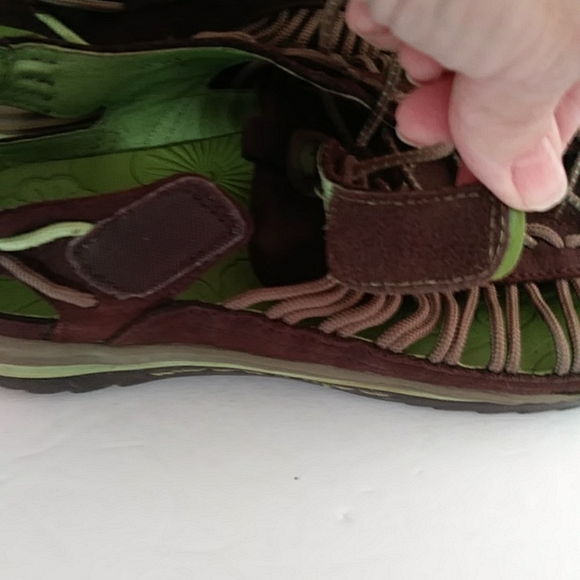 Jambu So Cal Water Savvy Leather Sneakers 9.5M Brown Green - Picture 4 of 15